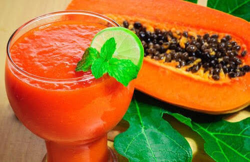 Papaya puree texture