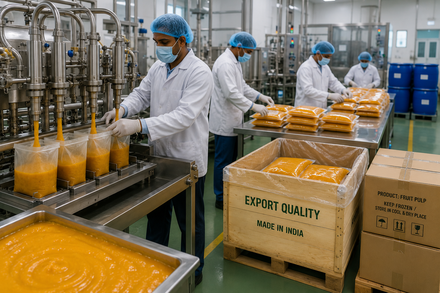 Aseptic Packaging for Fruit Pulps