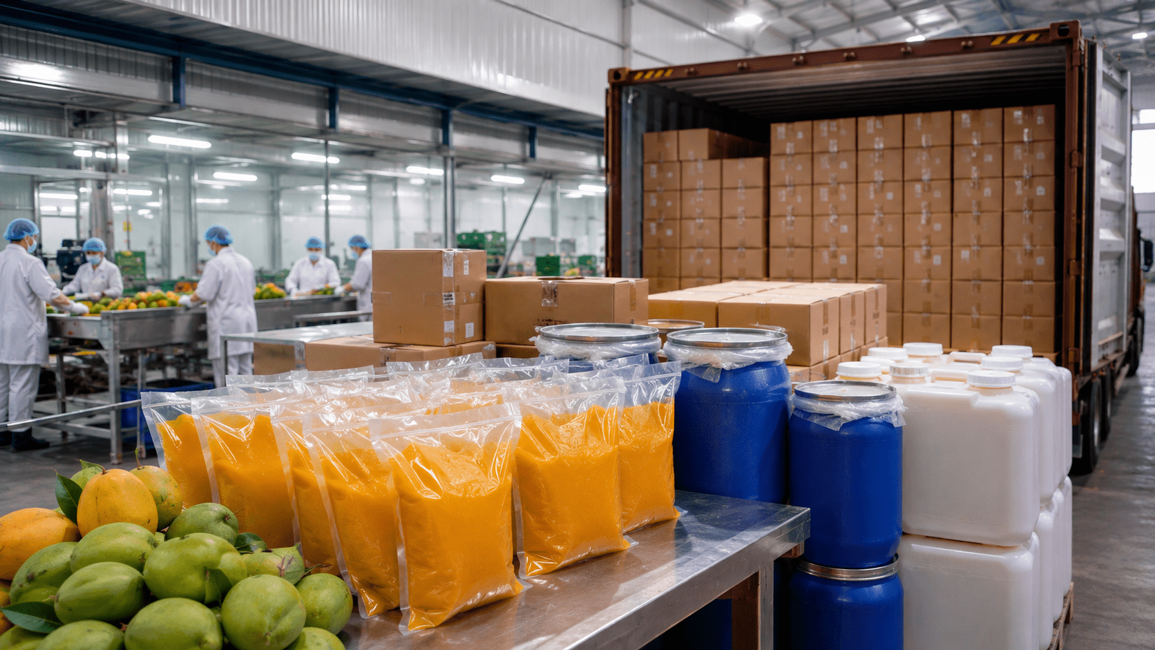 MangoEarth Exports LLP - Fruit Pulp and Agricultural Products Catalog